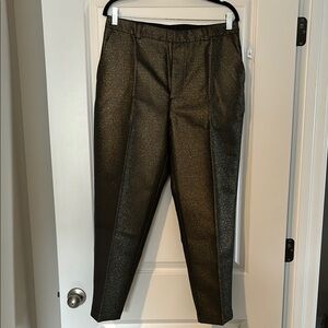 GAP women’s Metallic Gold straight leg Pants